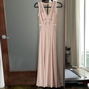 Gorgeous BCBGMaxAzria “Cristy” Blush Dress